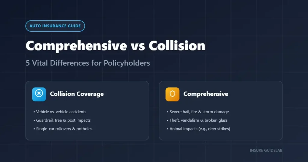 comprehensive vs collision auto insurance